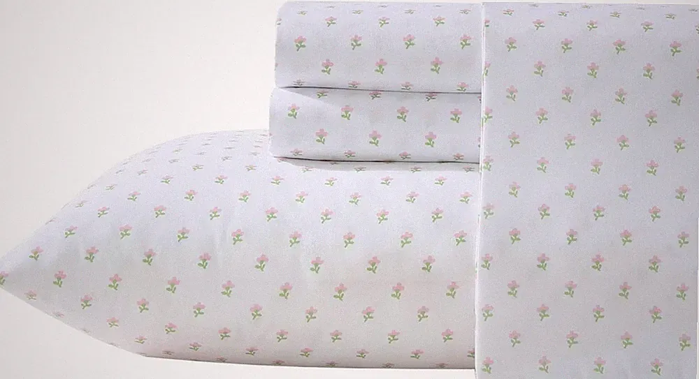 Laura Ashley Kids - Twin XL Sheet Set, Soft & Wrinkle-Resistant Toddler Bedding
