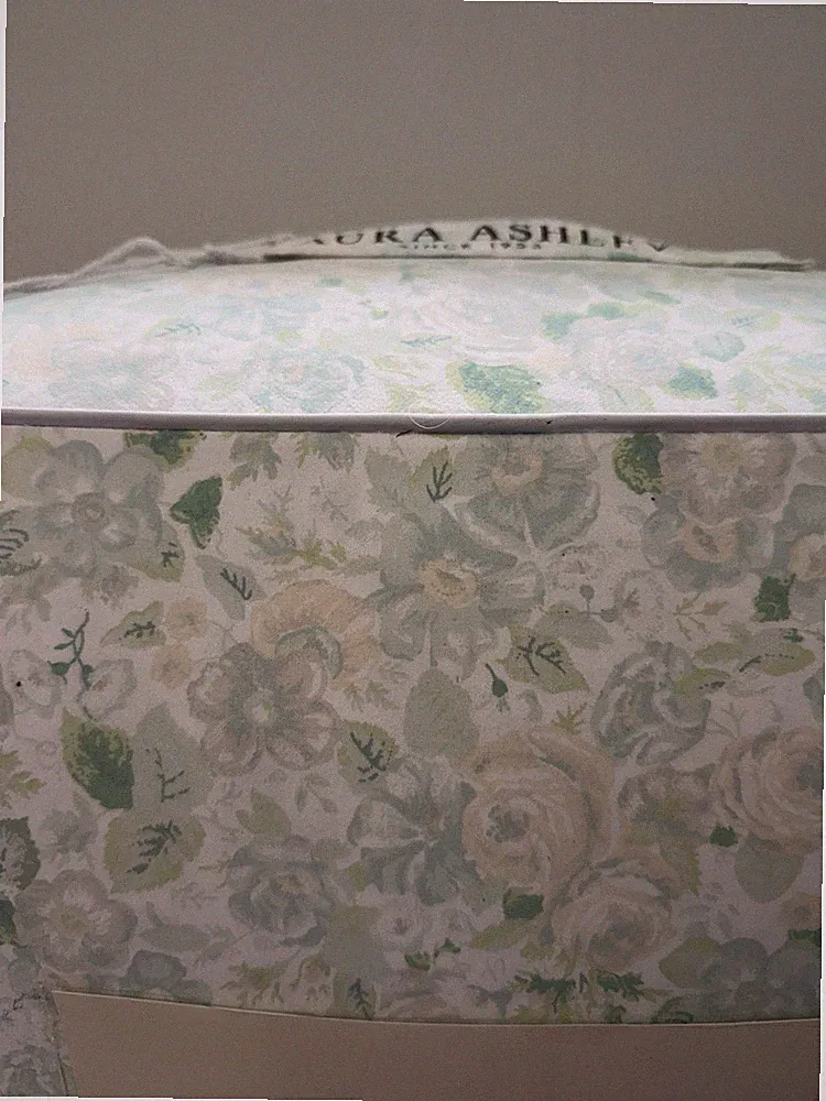 Laura Ashley | Queen | Green Floral | 7 Piece Comforter Set Cottage