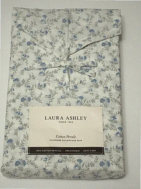 Laura Ashley Standard Pillowcase Set - Sweet Success Blue