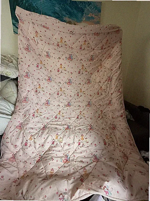 🌸🌸Vtg Laura Ashley girls tea party Floral TWIN Comforter Reversible USA🌸🌸