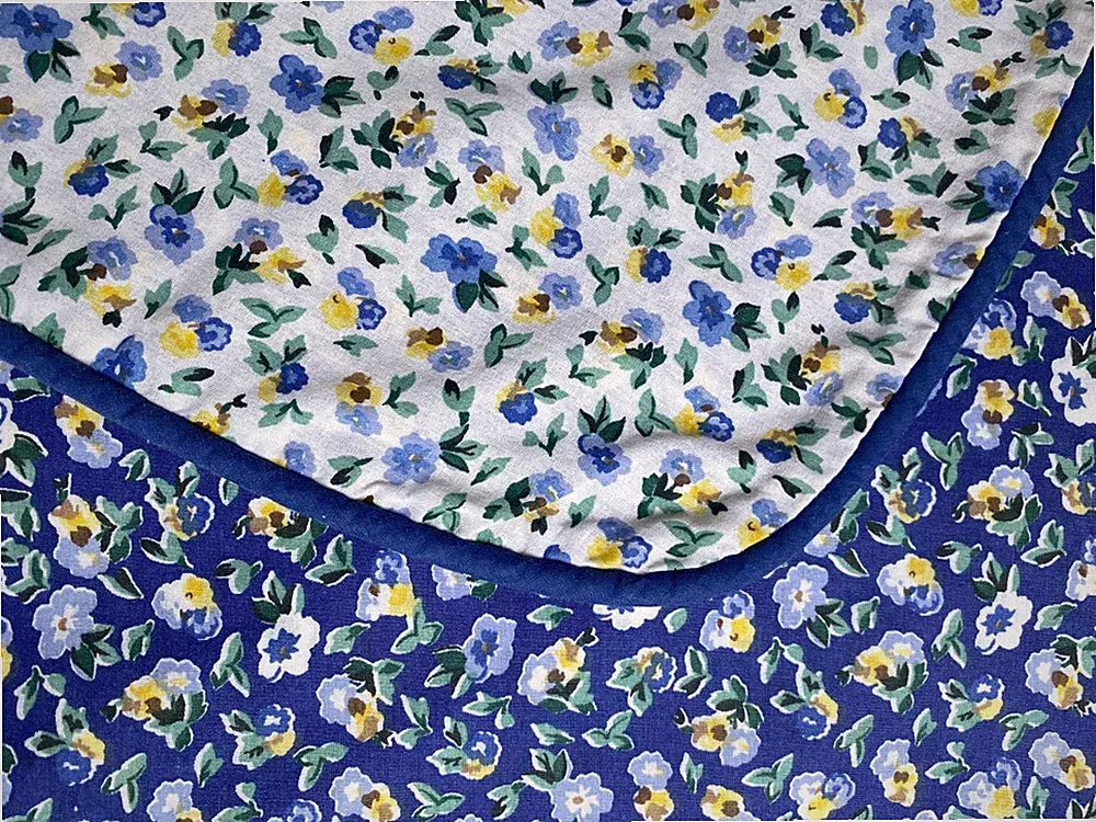VTG Laura Ashley Queen/Full Duvet Cover Primrose Polyanthus Reversible 88"x 88"